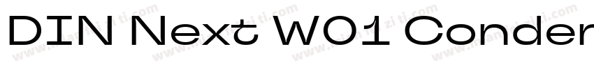 DIN Next W01 Condensed Medium字体转换